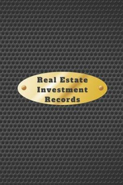 Cover for Hidden Valley Press · Real Estate Investment Records (Pocketbok) (2019)