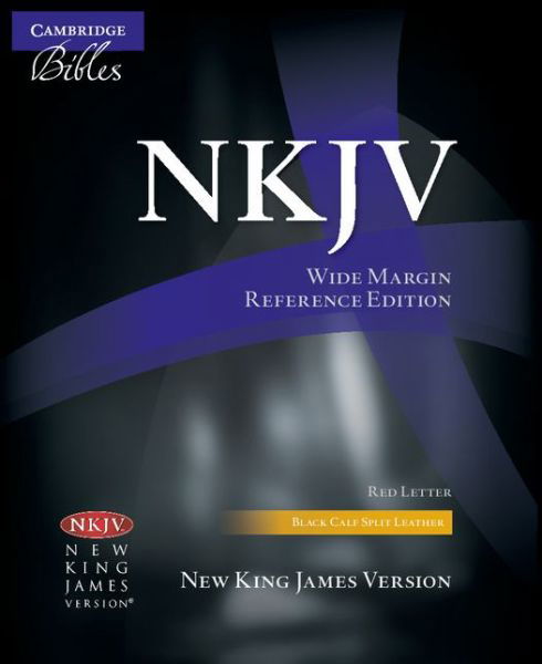 Cover for Cambridge Bibles · NKJV Aquila Wide Margin Reference Bible, Black Calf Split Leather, Red-letter Text, NK744:XRM (Skinnbok) [New edition] [Black Imitation] (2011)