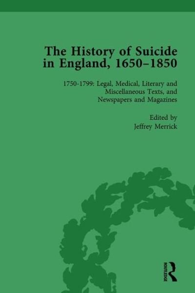 Cover for Mark Robson · The History of Suicide in England, 1650–1850, Part II vol 6 (Hardcover Book) (2012)