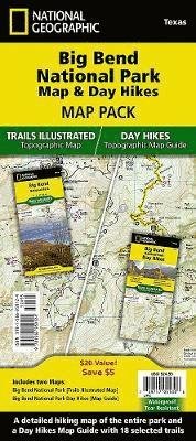 Big Bend Day Hikes and National Park Map [Map Pack Bundle] - National Geographic Trails Illustrated Map - National Geographic Maps - Livros - National Geographic Maps - 9781566959124 - 27 de junho de 2022