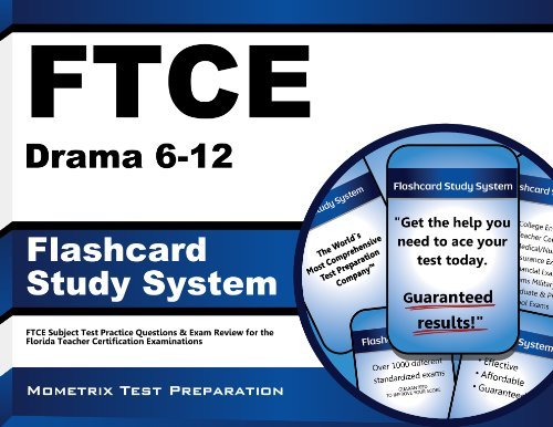 Cover for Ftce Exam Secrets Test Prep Team · Ftce Drama 6-12 Flashcard Study System: Ftce Test Practice Questions &amp; Exam Review for the Florida Teacher Certification Examinations (Cards) (Pocketbok) [Flc Crds edition] (2023)