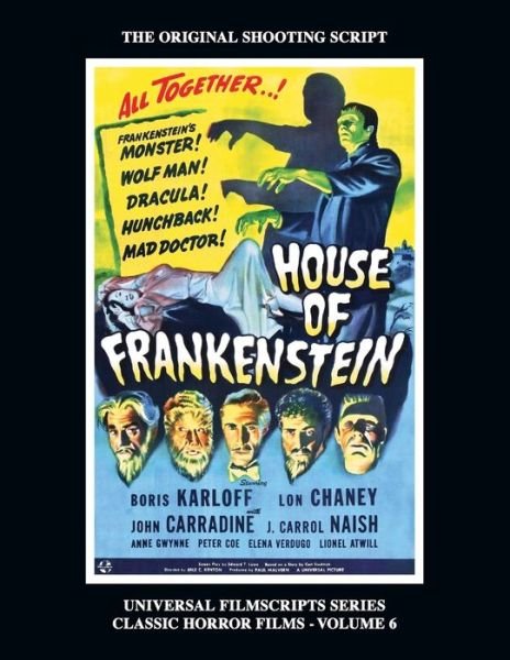 Cover for Philip J Riley · House of Frankenstein (Universal Filmscript Series, Vol. 6) (Paperback Bog) (2019)