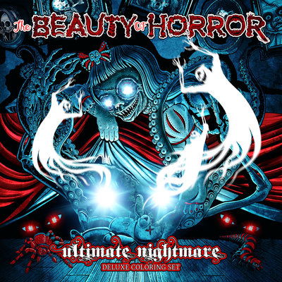 Cover for Alan Robert · The Beauty of Horror: Ultimate Nightmare - Deluxe Coloring Set - Beauty of Horror (Hardcover Book) (2019)