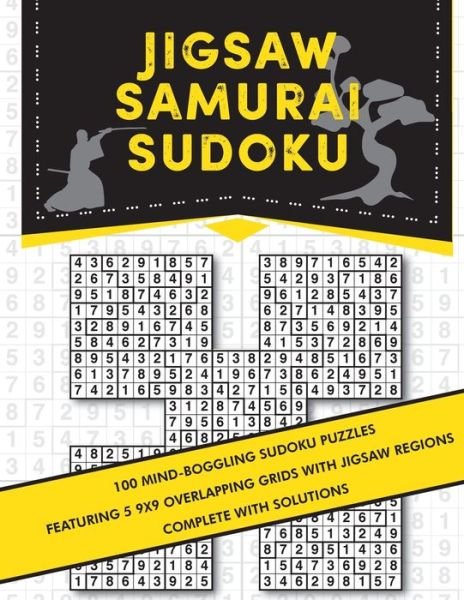 Cover for Clarity Media · Jigsaw Samurai Sudoku: 100 challenging samurai sudoku featuring jigsaw regions (Paperback Book) (2018)