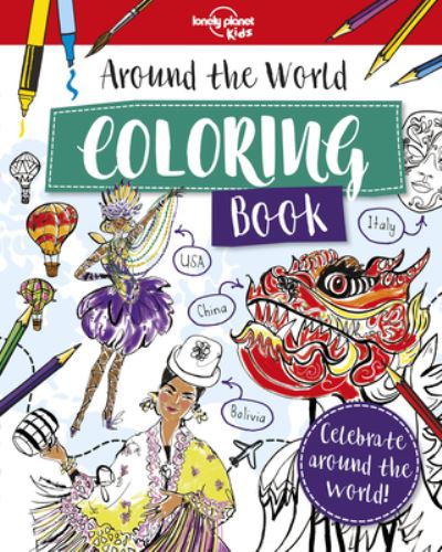 Cover for Lonely Planet Publications Staff · Around the World Coloring Book (Book) (2019)