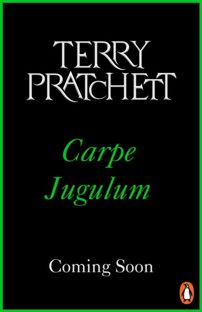 Cover for Terry Pratchett · Carpe Jugulum: (Discworld Novel 23) - Discworld Novels (Paperback Book) (2022)