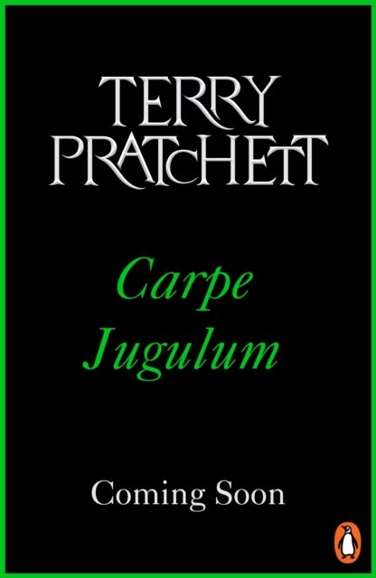 Cover for Terry Pratchett · Carpe Jugulum: (Discworld Novel 23) - Discworld Novels (Paperback Book) (2022)