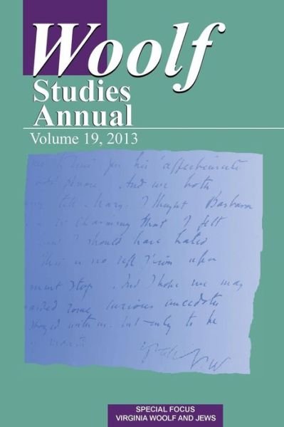 Cover for Mark Hussey · Woolf Studies Annual Vol 19 (Paperback Book) (2013)