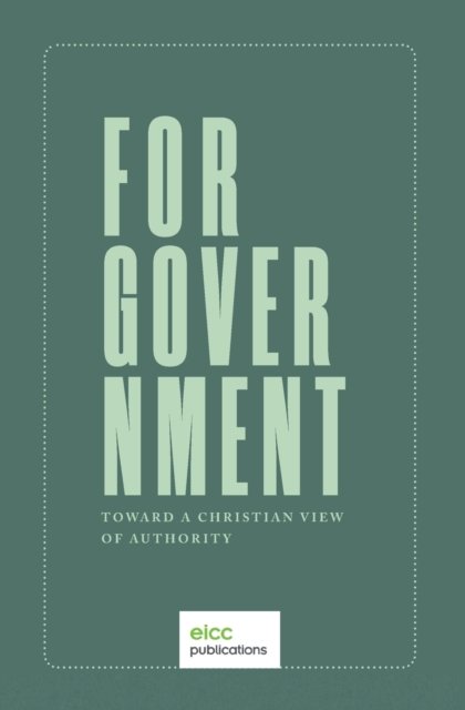 Cover for Joseph Boot · For Government: Toward a A Christian View of Authority (Paperback Book) (2020)