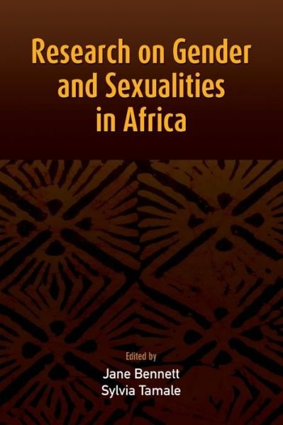 Cover for Jane Bennett · Research on Gender and Sexualities in Africa (Paperback Bog) (2017)