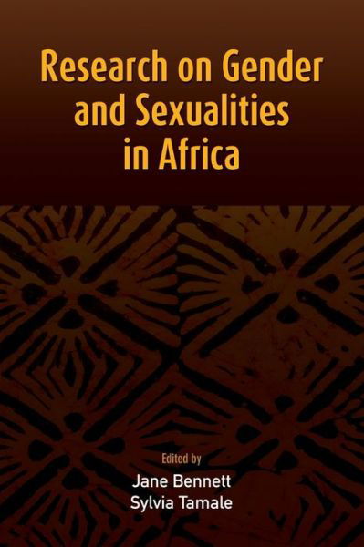 Cover for Jane Bennett · Research on Gender and Sexualities in Africa (Pocketbok) (2017)