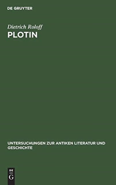Cover for Dietrich Roloff · Plotin (Hardcover Book) (1970)