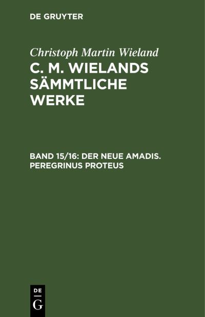 Cover for Christoph Martin Wieland (N/A) (1901)