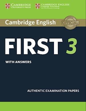 Cover for Klett Sprachen GmbH · Cambridge English First 3. Student's Book with answers (Taschenbuch) (2018)