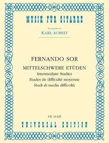 Cover for Sor · Mittelschwere Etüden aus op.6,31,35 (Bok)
