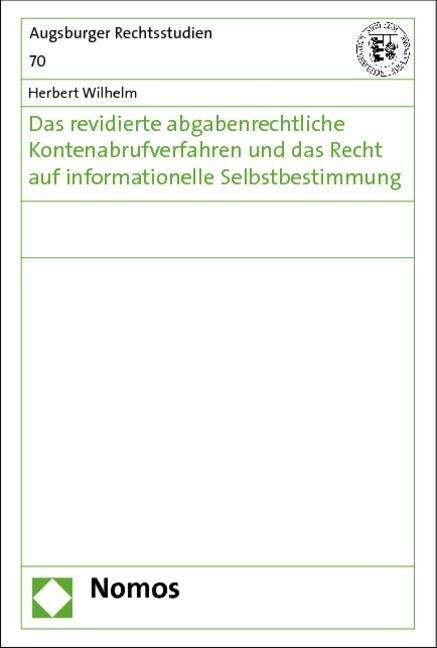 Cover for Wilhelm · Das revidierte abgabenrechtlich (Bog) (2012)
