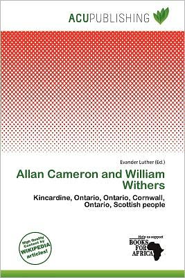 Cover for Evander Luther · Allan Cameron and William Withers (Book) (2011)