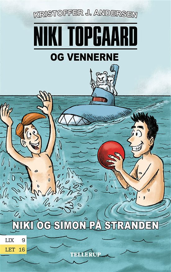 Cover for Kristoffer J. Andersen · Niki Topgaard og vennerne, 2: Niki Topgaard og vennerne #2: Niki og Simon på stranden (Hardcover Book) [1.º edición] (2021)