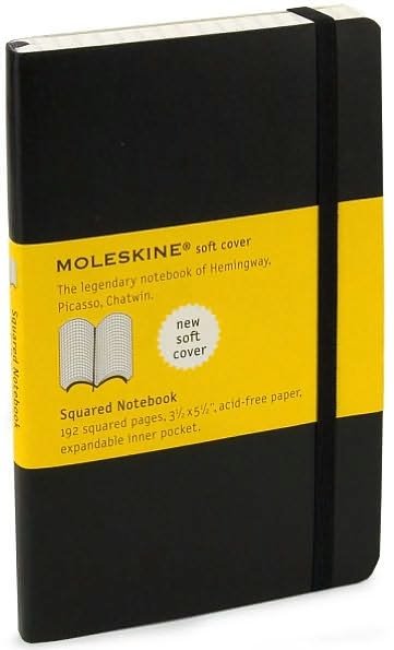 Moleskine Soft Cover Pocket Squared Notebook Black - Moleskine Classic - Moleskine - Books - Moleskine srl - 9788883707124 - September 1, 2007