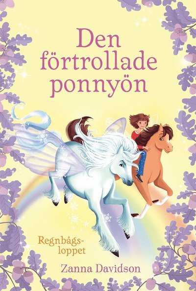 Cover for Zanna Davidson · Den förtrollade ponnyön: Regnbågsloppet (Indbundet Bog) (2019)