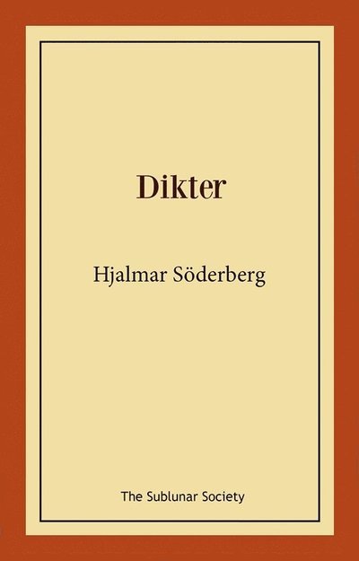 Cover for Hjalmar Söderberg · Dikter (Buch) (2023)