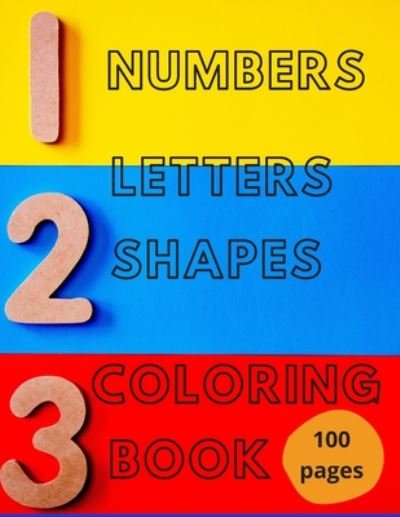 Cover for Le Grand Bleu · Numbers, Letters, Shapes Coloring Book. (Taschenbuch) (2020)