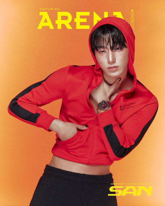 Cover for ATEEZ (SAN) · Arena Homme Korea August 2025 (Magazine) [F edition] (2025)
