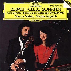 Cello Sonatas - Bach / Maisky / Argerich - Musiikki - DEUTSCHE GRAMMOPHON - 0028941547125 - torstai 25. lokakuuta 1990