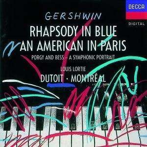 Cover for George Gershwin · Rhapsody In Blue, An American In Paris (CD) (1901)