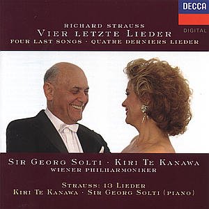Strauss R.: Four Last Songs - Te Kanawa / Solti / Wiener P. - Musiikki - POL - 0028943051125 - perjantai 21. joulukuuta 2001