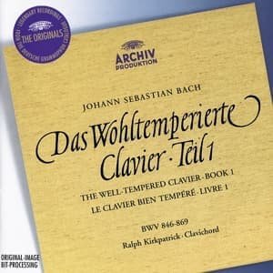 Well Tempered Clavier: Book 1 - Bach / Kirkpatrick,ralph - Musik - Universal - 0028946360125 - 13. februar 2001