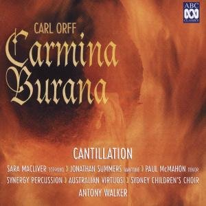 Cover for Cantillation · Orff:carmina Burana (CD) (2002)