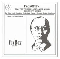 Film Music - S. Prokofiev - Muziek - VOXBOX - 0047163502125 - 30 juni 1990