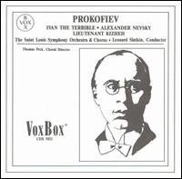 Cover for Prokofiev / Slatkin / Slso · Film Music (CD) (1992)