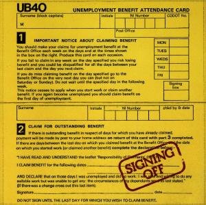 Cover for Ub 40 · Signing off (CD) (1993)