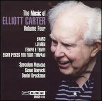 Cover for Speculum Musicaenarucki · The Music Of Elliot Carter  Vol 4 (CD) (2008)