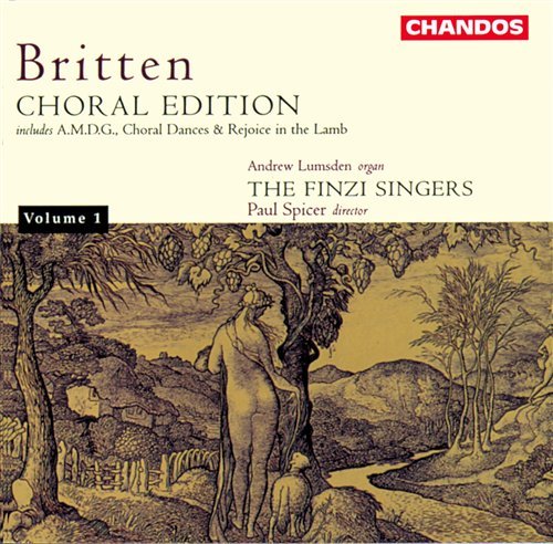 Cover for Finzi Singers,the / Spicer,paul / Lumsden,andrew · Choral Edition Vol.1 (CD) (1997)
