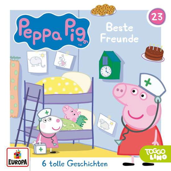 Cover for Peppa Pig Hörspiele · Folge 23: Beste Freunde (CD) (2022)