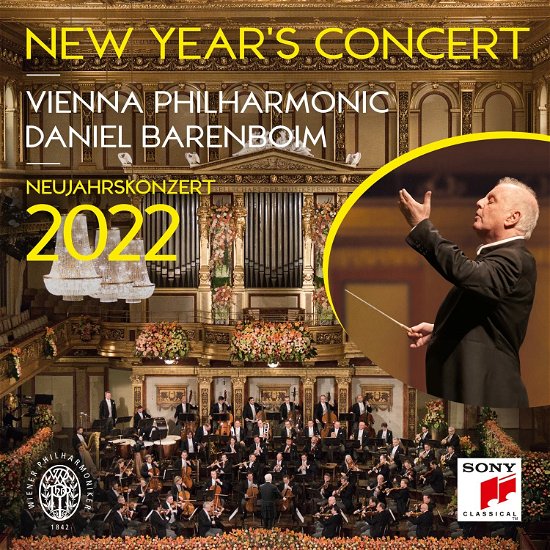 Cover for Barenboim, Daniel &amp; Wiener Philharmoniker · New Year's Concert 2022 (CD) [International edition] (2022)