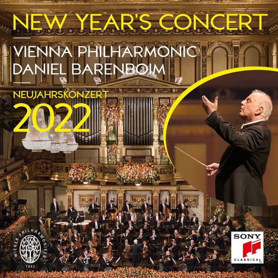 New Year's Concert 2022 - Barenboim, Daniel & Wiener Philharmoniker - Musiikki - SONY CLASSICAL - 0194399625125 - perjantai 14. tammikuuta 2022