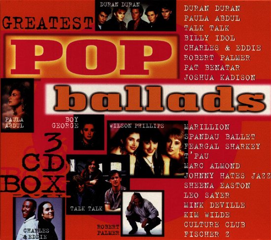 Cover for Greatest Pop Ballads (CD) (1997)