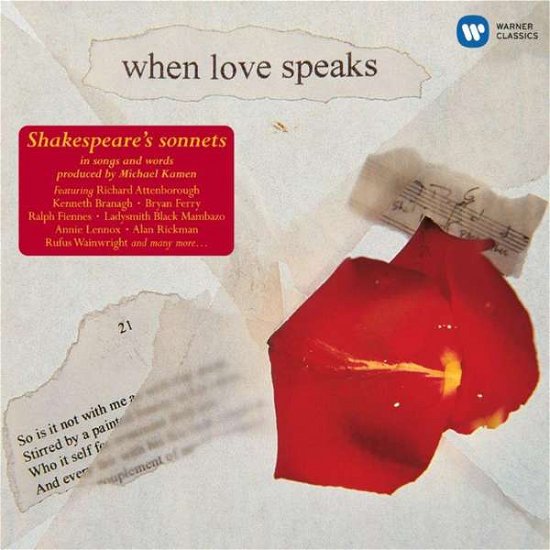 When Love Speaks - the Sonnets - V/A - Music - WARNER CLASSICS - 0724355732125 - July 29, 2021