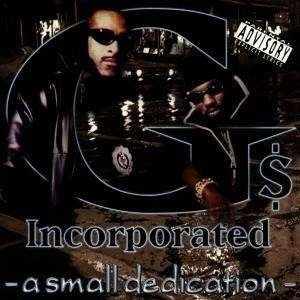 Cover for G's Incorporated · Gs Incorporated-a Small Dedication (CD) (2015)
