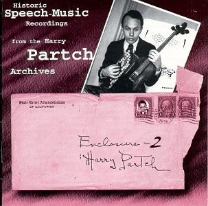 Cover for Harry Partch · Historic Speech Music (CD) (1995)
