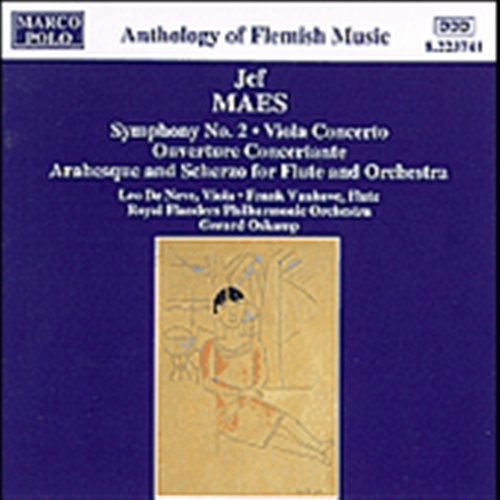 Cover for Maes / Neve / Vanhove / Oskamp · Symphony 2 / Viola Concerto (CD) (1995)