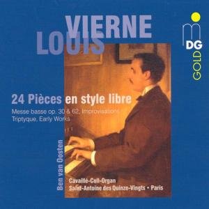 24 Pieces En Style Libre - L. Vierne - Musiikki - MDG - 0760623101125 - torstai 18. tammikuuta 2001