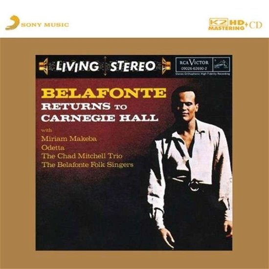 Returns to Carnegie Hall - Belafonte Harry - Music - SONY - 0888430425125 - March 25, 2014