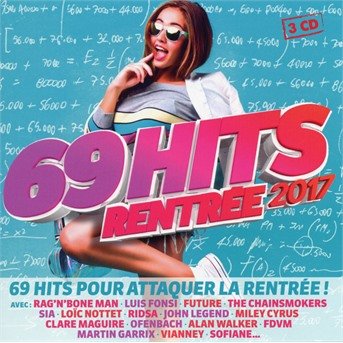 Cover for 69 Hits Rentree 2017 (CD) (2017)