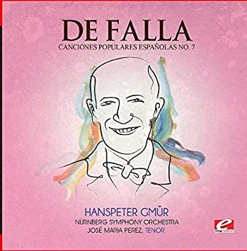 Cover for De Falla · Seven Canciones Populares Espanolas 7 Polo-De Fall (CD) (2016)