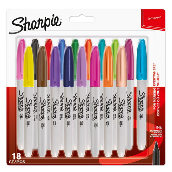 Cover for Sharpie · Sharpie Marker Fein Rundspitze F 18er Fun-Farben B (ACCESSORY) (2024)